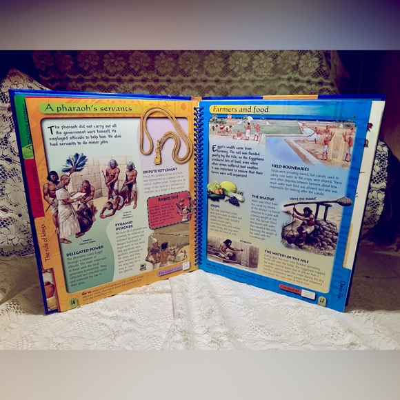 🇪🇬SILVER DOLPHIN🇪🇬 “EGYPT” ACTION FILES 3D HOLOGRAM COVER ACTIVITY BOOK NEW - Picture 3 of 5